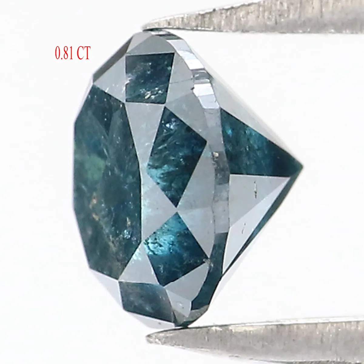 0.81 Ct Natural Loose Round Shape Diamond Blue Color Round Cut Diamond 5.50 MM Natural Loose Blue Diamond Round Brilliant Cut Di