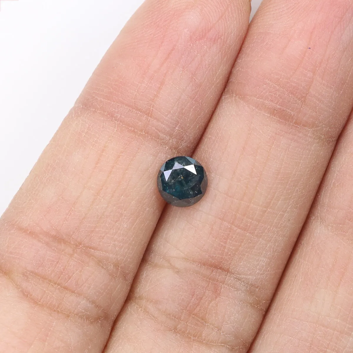 0.81 Ct Natural Loose Round Shape Diamond Blue Color Round Cut Diamond 5.50 MM Natural Loose Blue Diamond Round Brilliant Cut Di