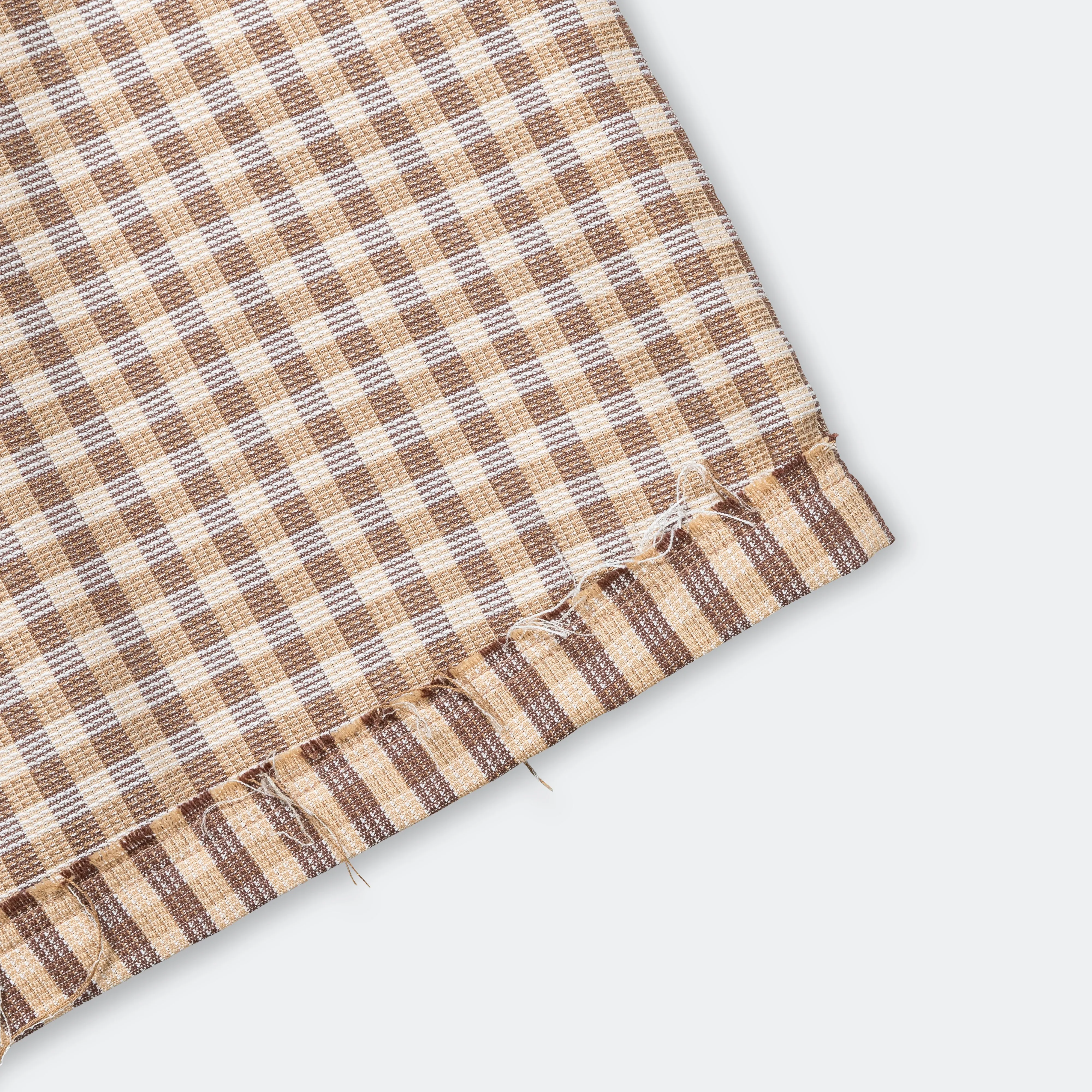 60s Bowling Polo - Brown Check