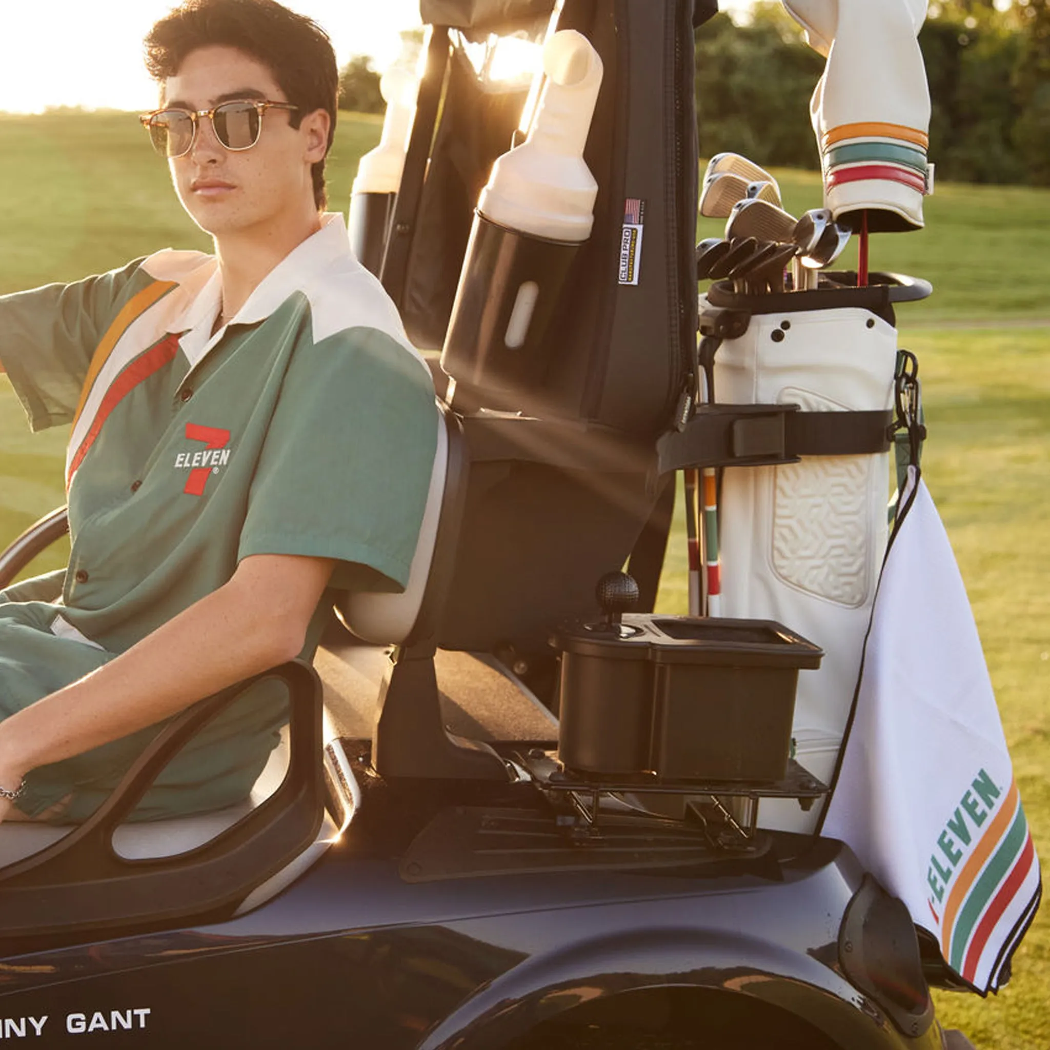 7-Eleven Waffle Knit Golf Towel