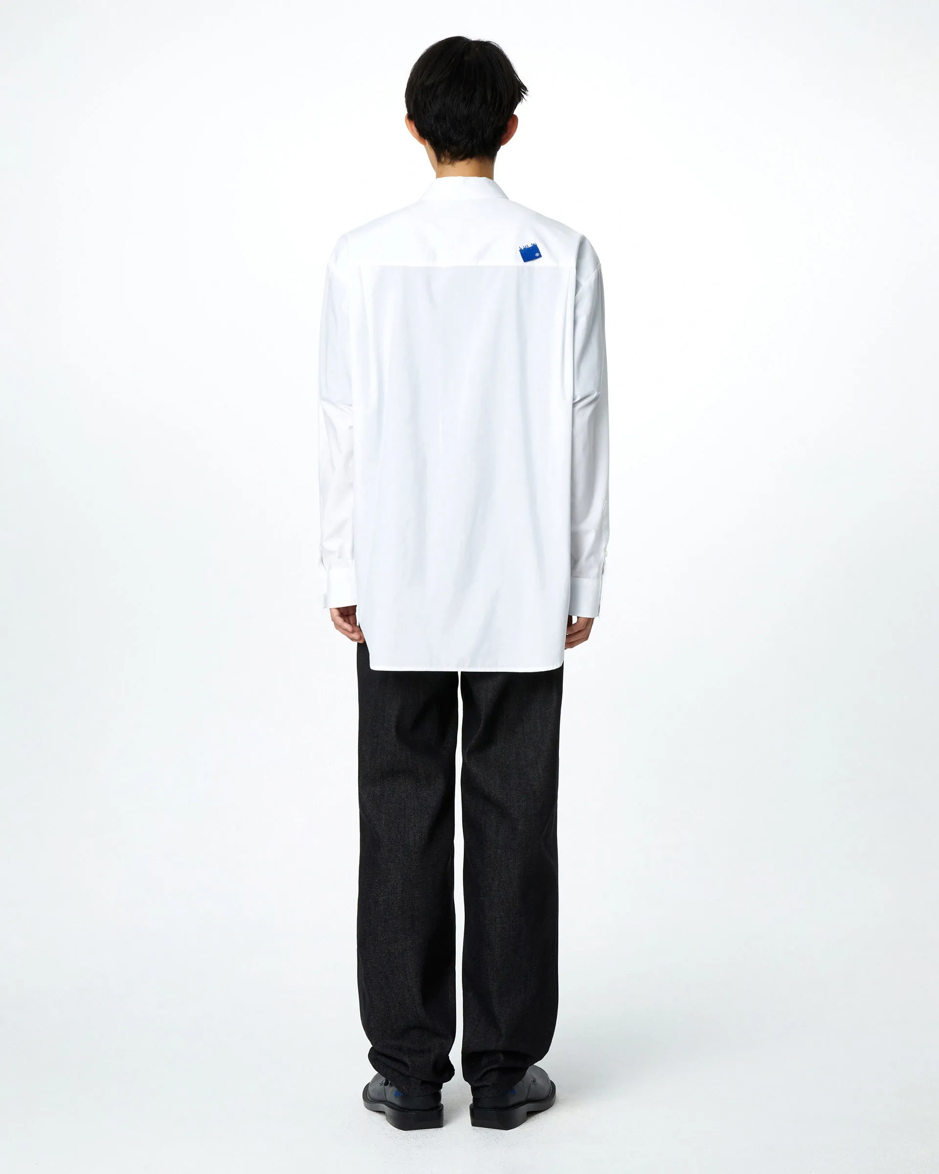 ADERERROR  |Collaboration Long Sleeves Plain Logo Shirts