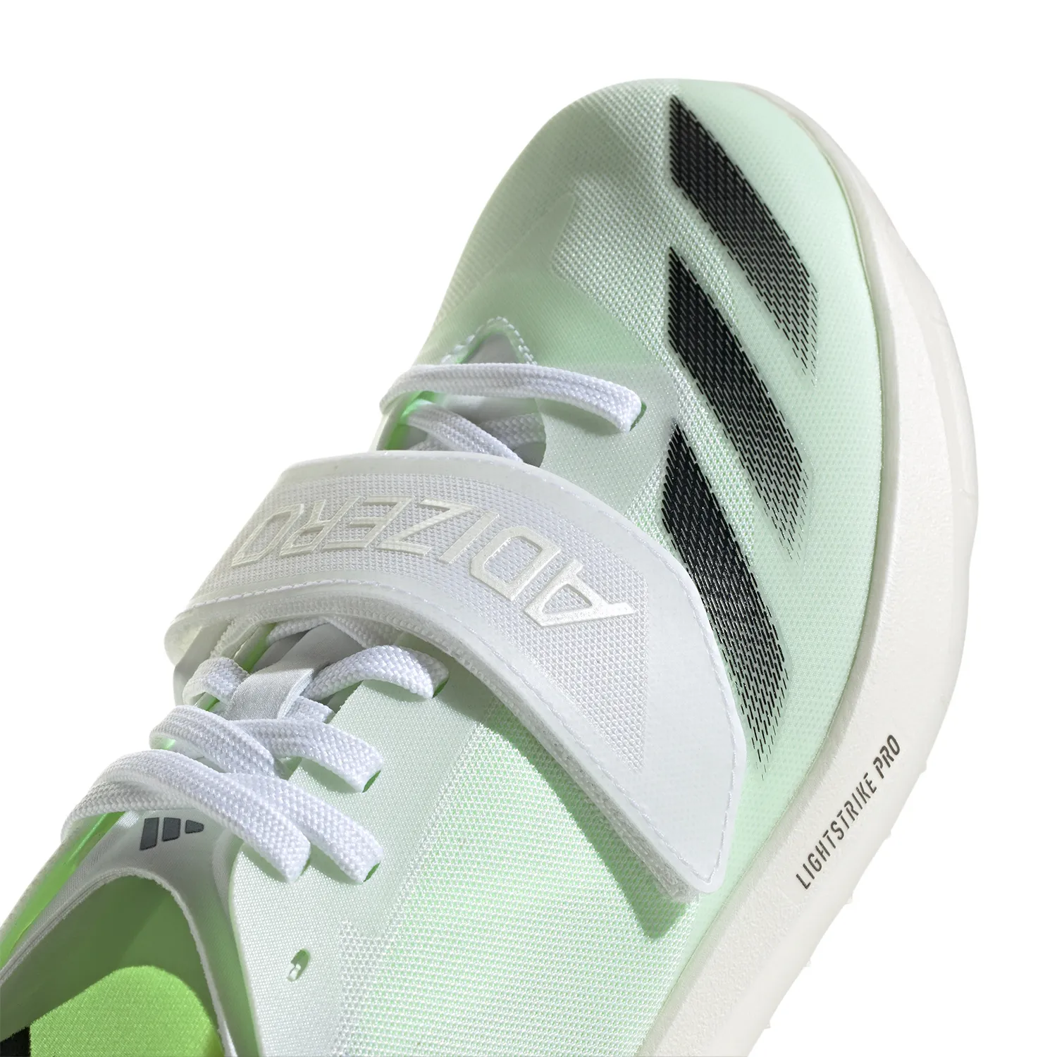 adidas adizero Triple Jump/Pole Vault  Cloud White/Core Black/Green Spark