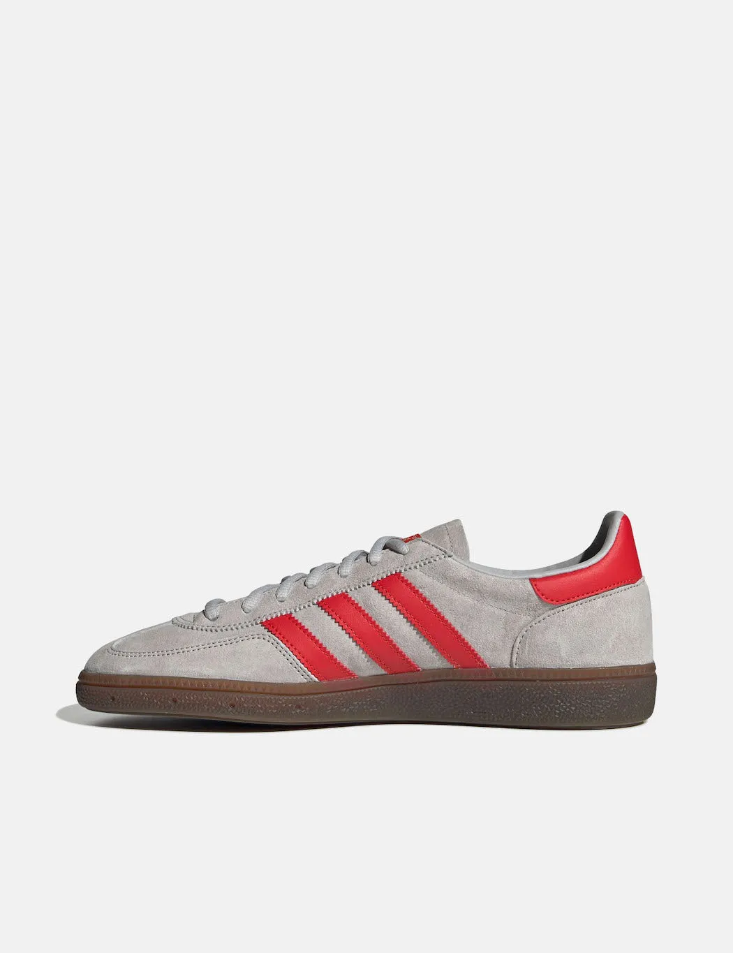 adidas Handball Spezial Shoes - Grey Two/Hi-Res Red/Gold Metallic