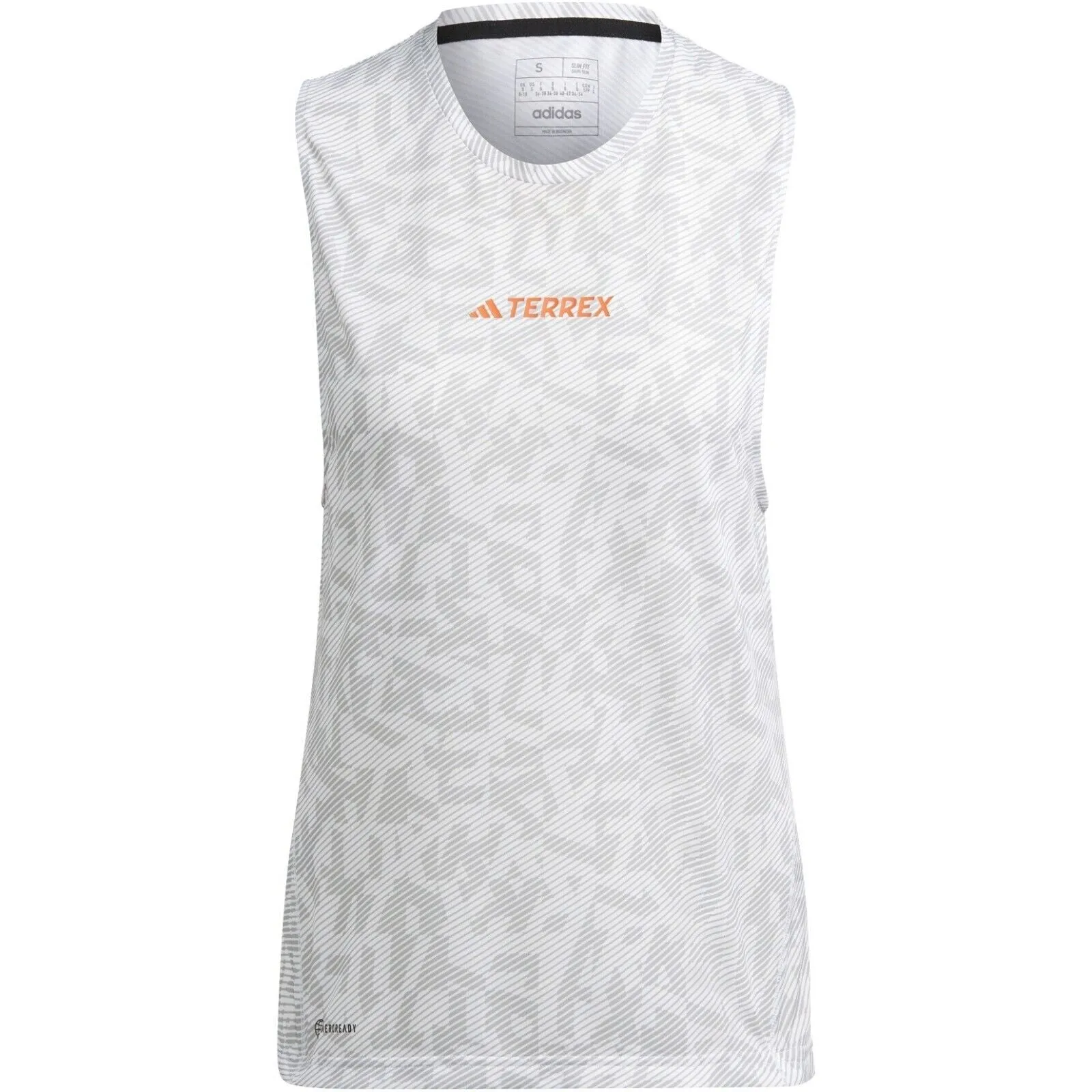 adidas Terrex Agravic Trail Running Vest Mens Tank Top White