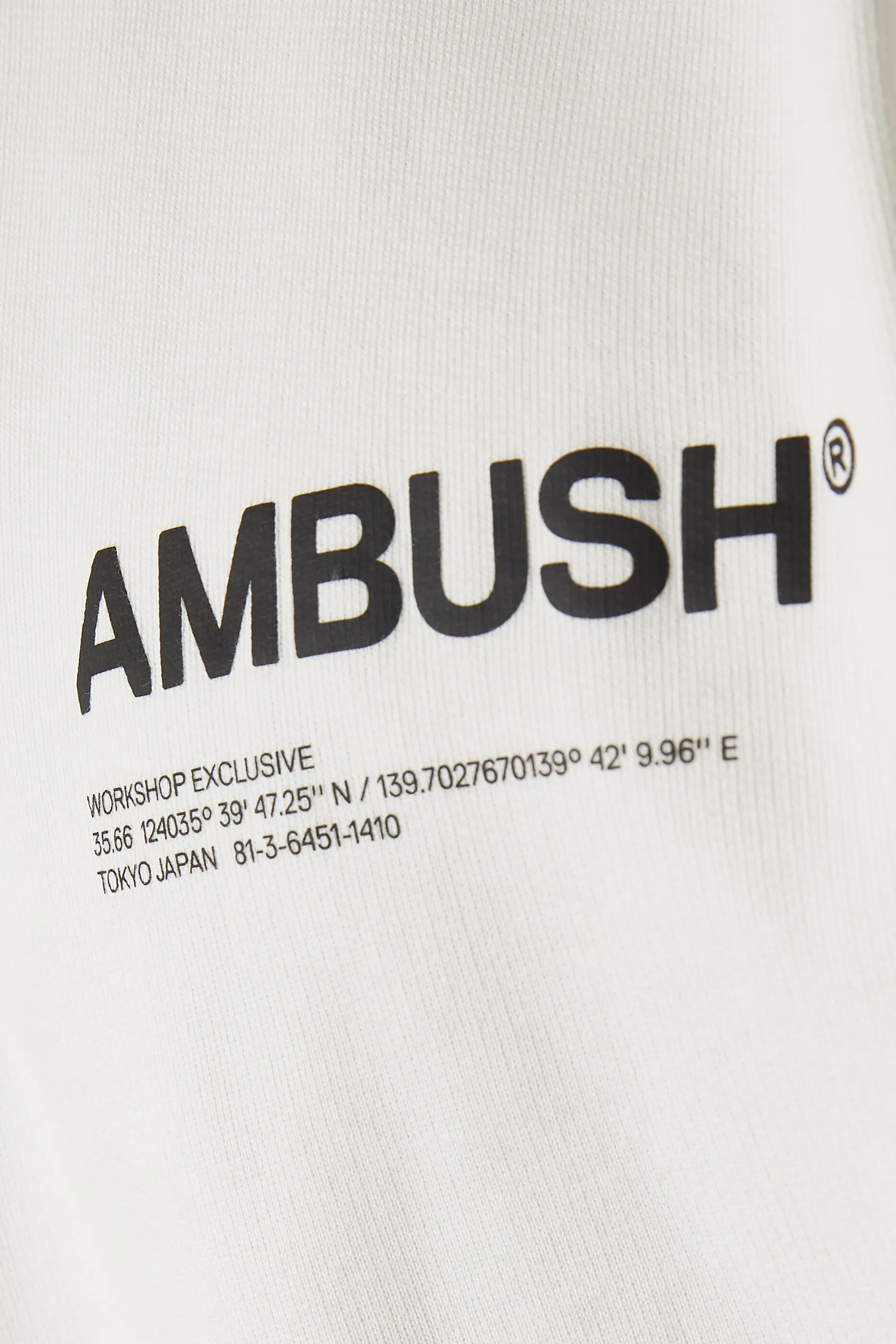 AMBUSH  |Crew Neck Long Sleeves Plain Cotton Logo Sweatshirts