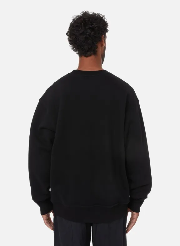 AMBUSH  |Crew Neck Long Sleeves Plain Cotton Logo Sweatshirts