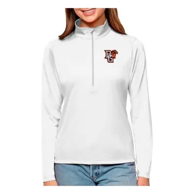 Antigua Women's Bowling Green Falcons Tribute Long Sleeve 1/4 Zip