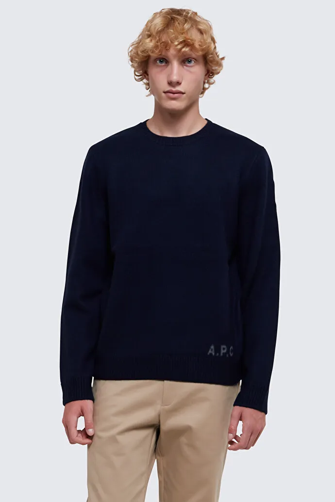 A.P.C.  |Wool Long Sleeves Logo Designers Sweaters