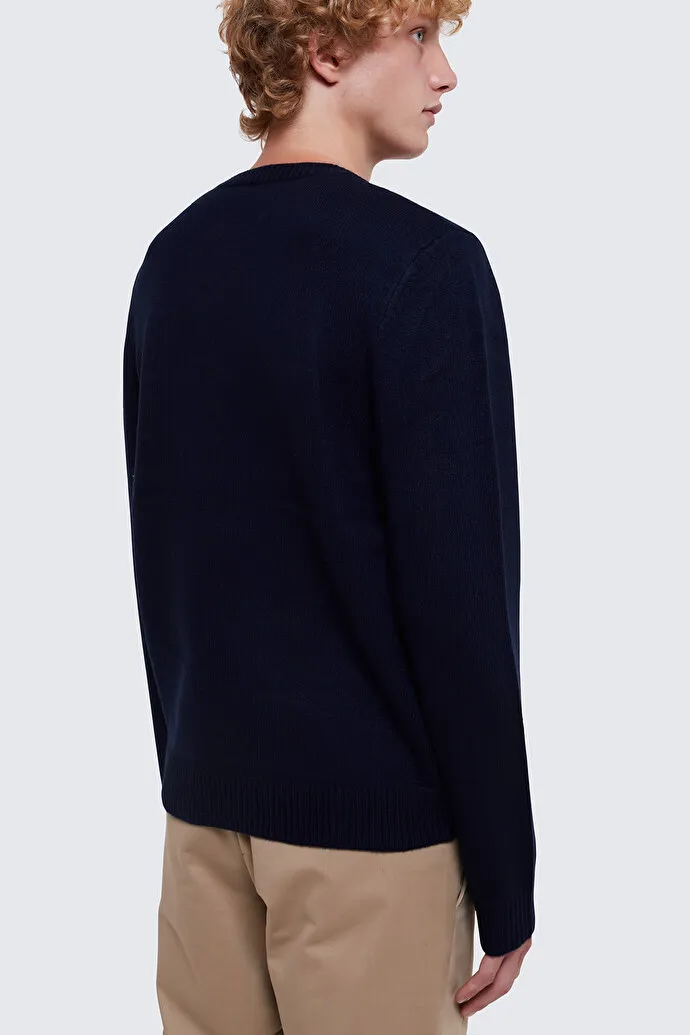 A.P.C.  |Wool Long Sleeves Logo Designers Sweaters