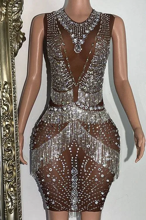 Aspen Rhinestone Dress