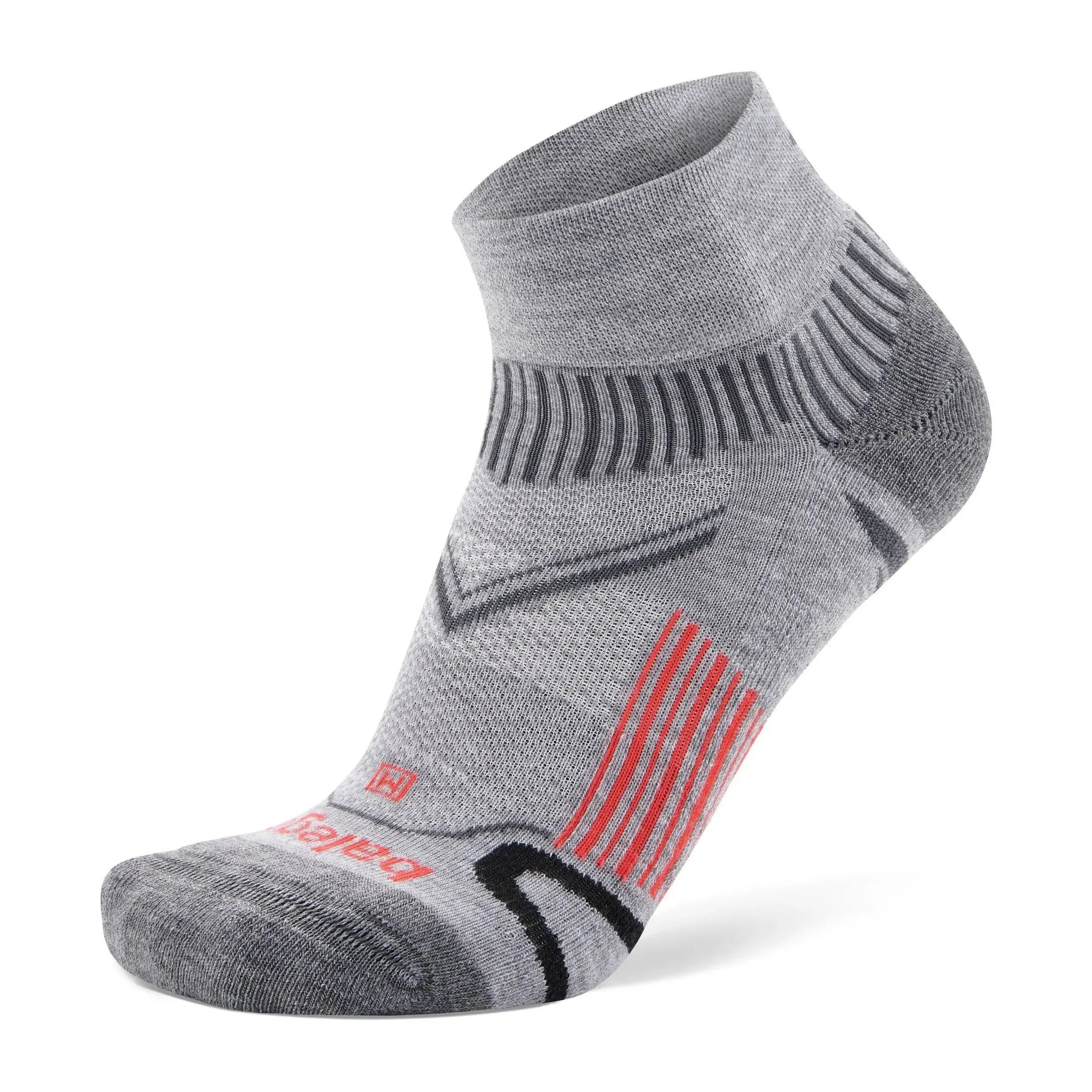 Balega Enduro V-Tech Quarter Running Socks Mid Grey