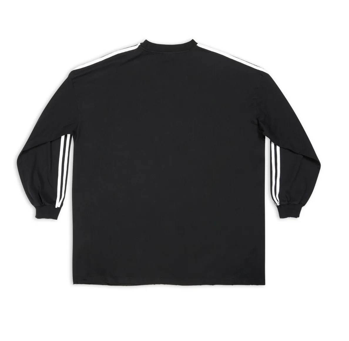 BALENCIAGA  |Crew Neck Pullovers Stripes Unisex Street Style