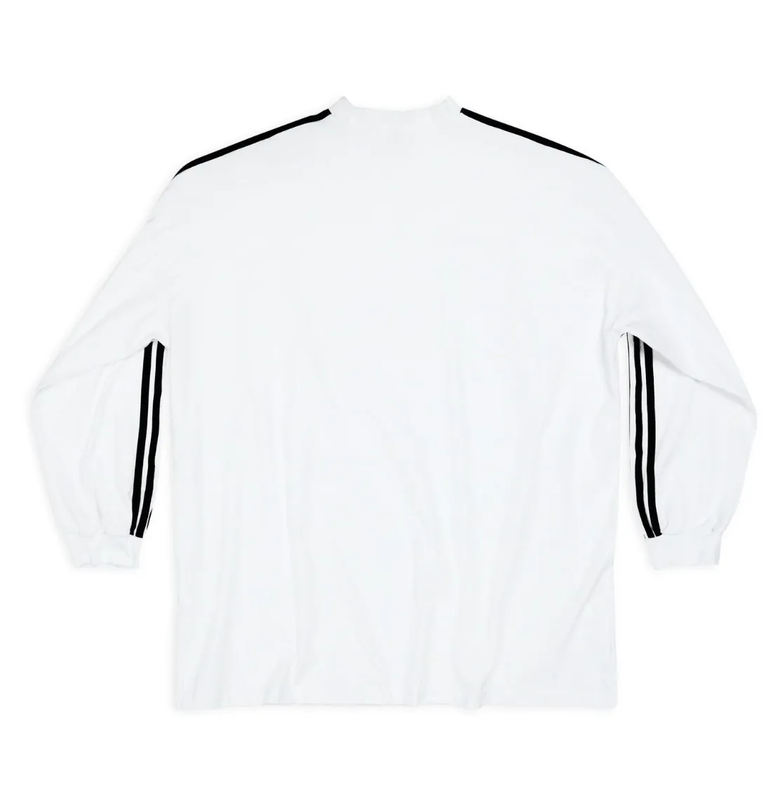 BALENCIAGA  |Crew Neck Pullovers Stripes Unisex Street Style