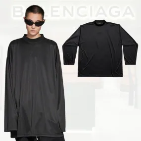 BALENCIAGA  |Crew Neck Pullovers Unisex Street Style U-Neck Long Sleeves