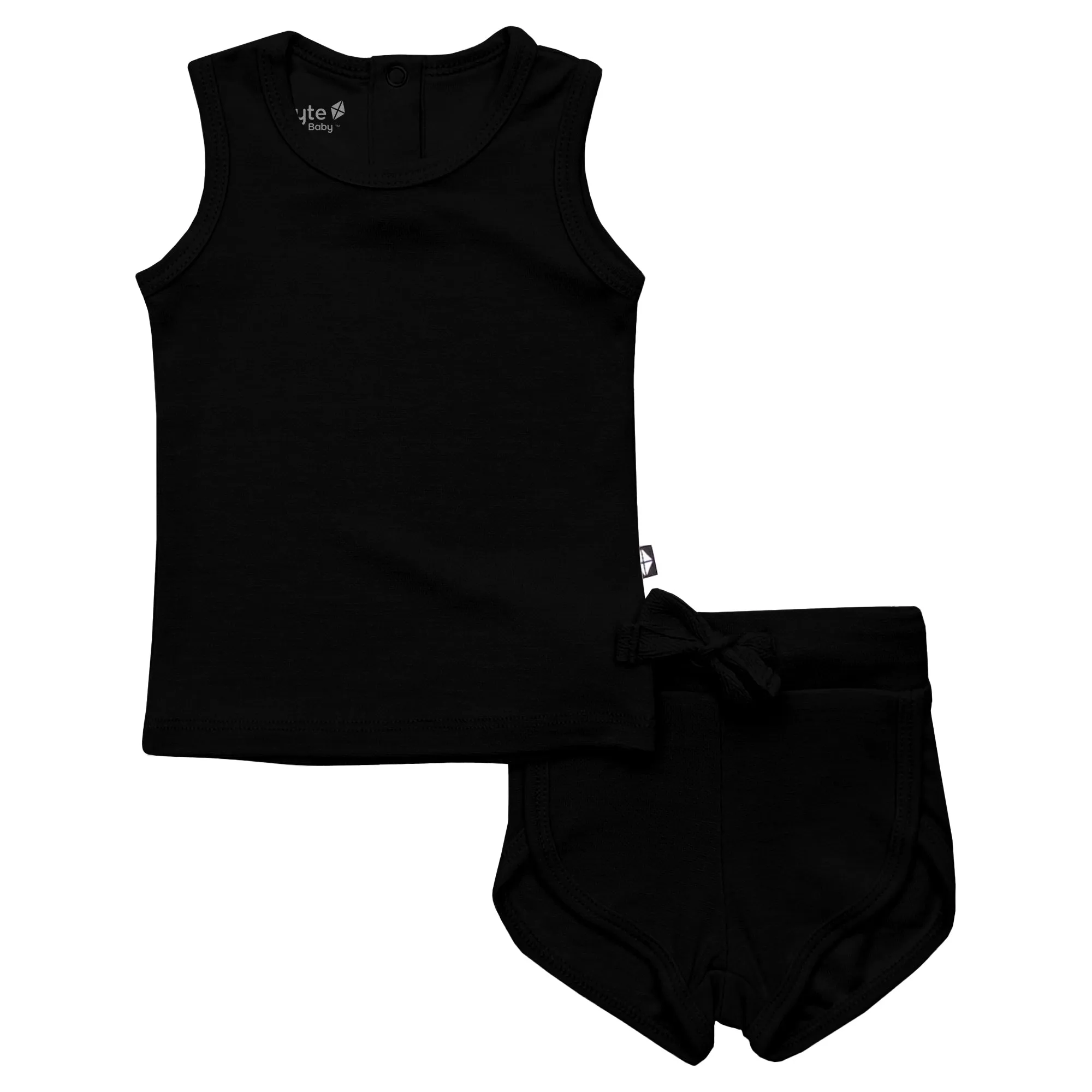 Bamboo Jersey Tank Jogger Set in Midnight