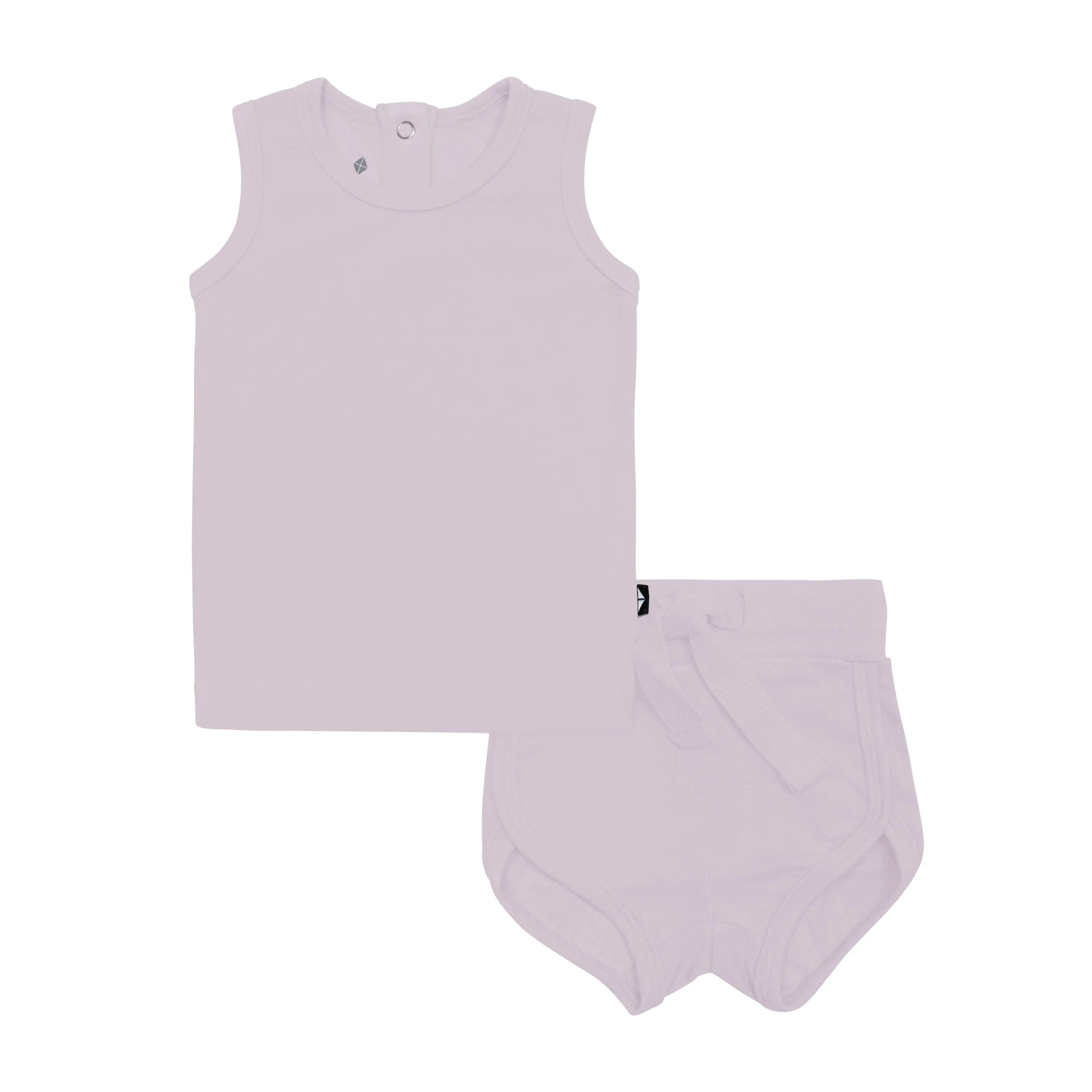 Bamboo Jersey Tank Jogger Set in Wisteria