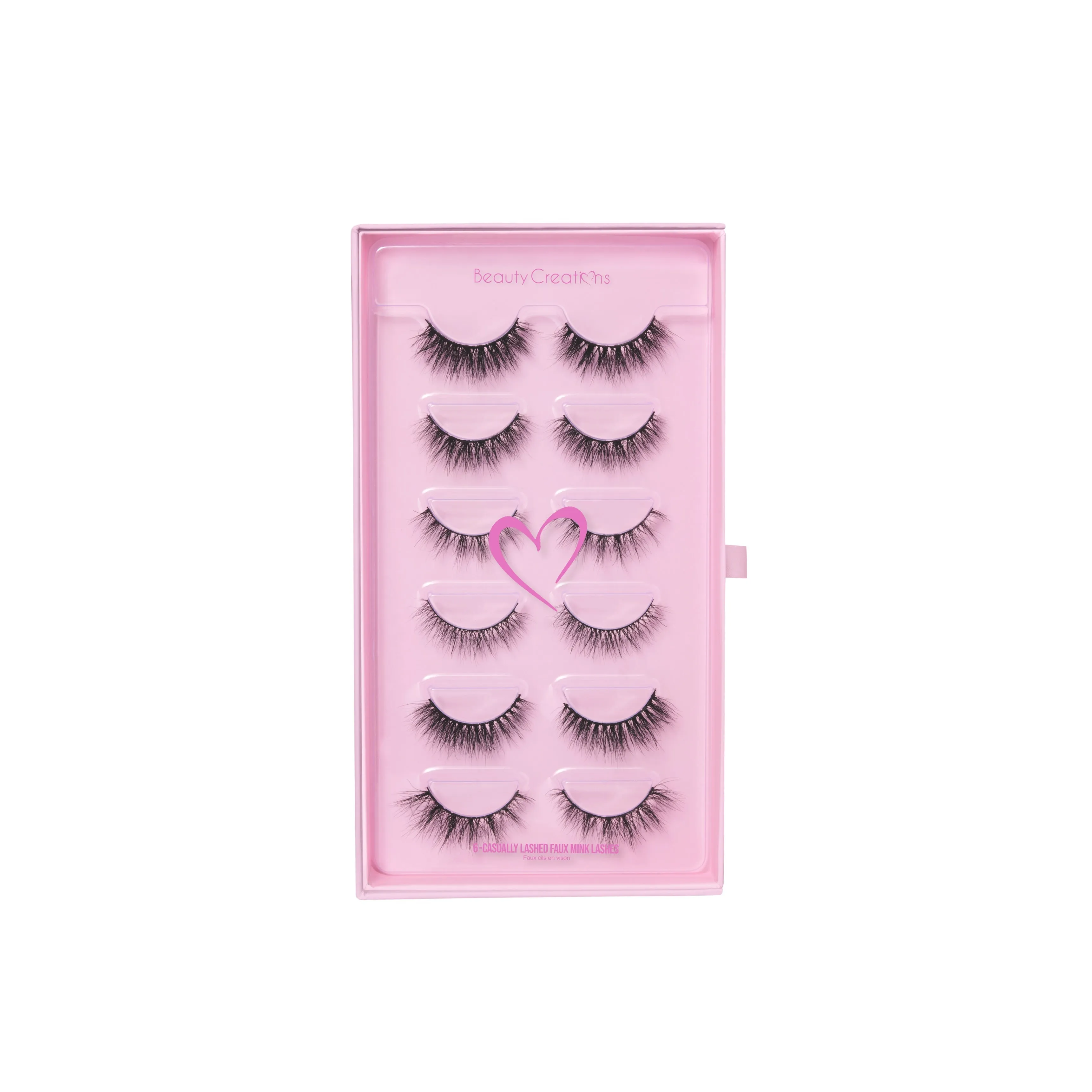 BEAUTYCREATIONS Casually Lashed Faux Mink Set de Pestaas