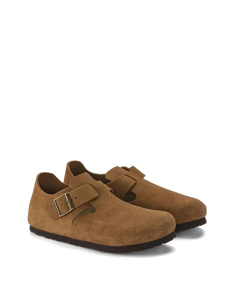 Birkenstock London Suede Narrow Mink