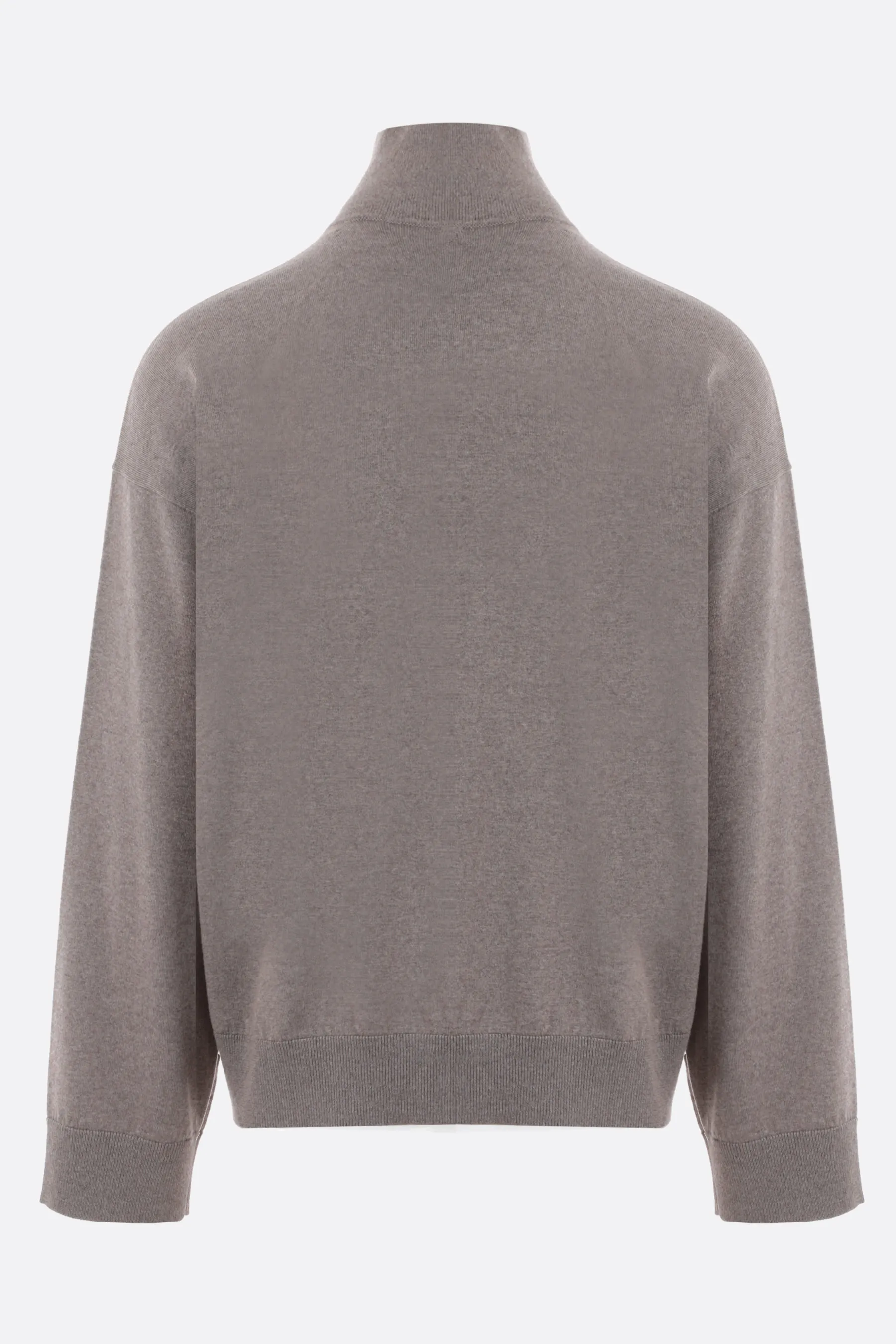 BOTTEGA VENETA  |Wool Long Sleeves Plain Sweaters