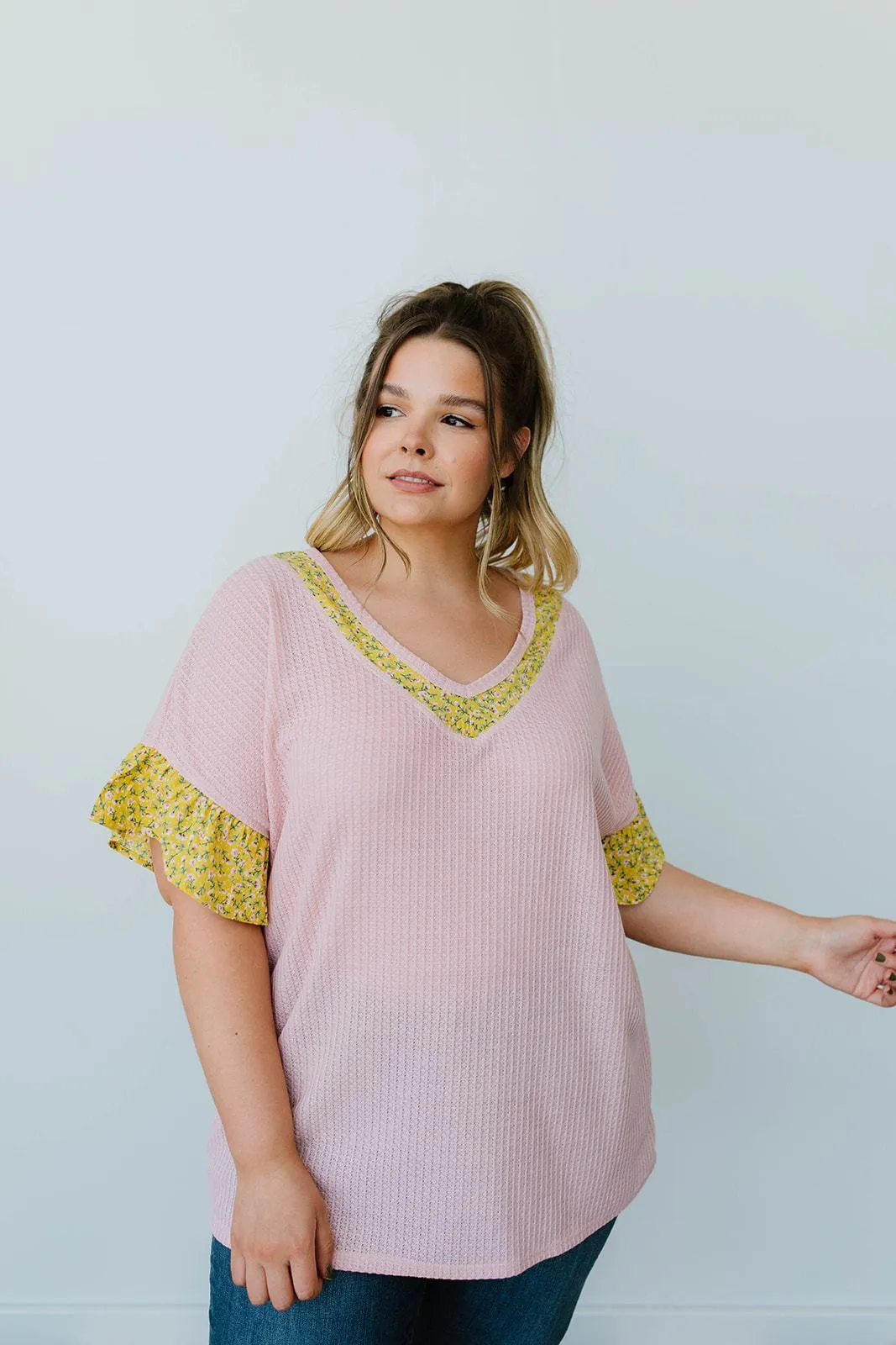 Briar Rose Waffle Knit Top - On Hand