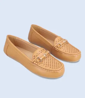 BW8878-TAN-Women Casual Moccasins