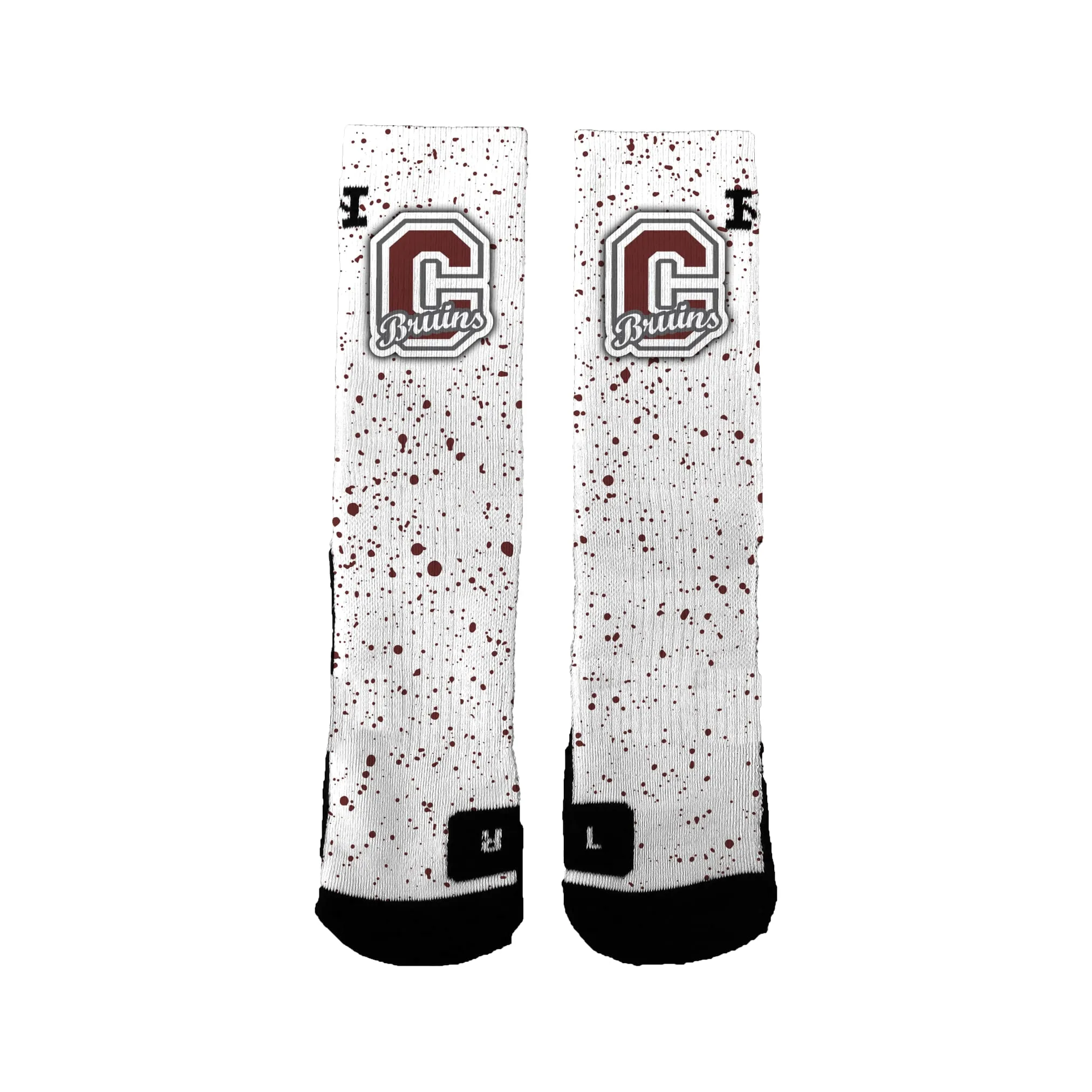 Cascade High Bruins Cement Socks