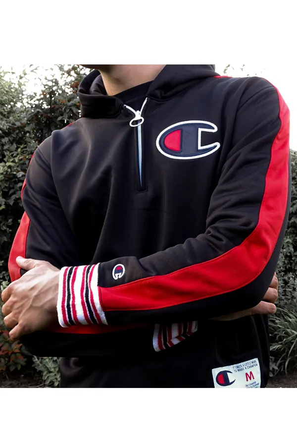 Champion Icon Half Zip Black