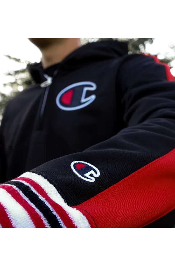 Champion Icon Half Zip Black