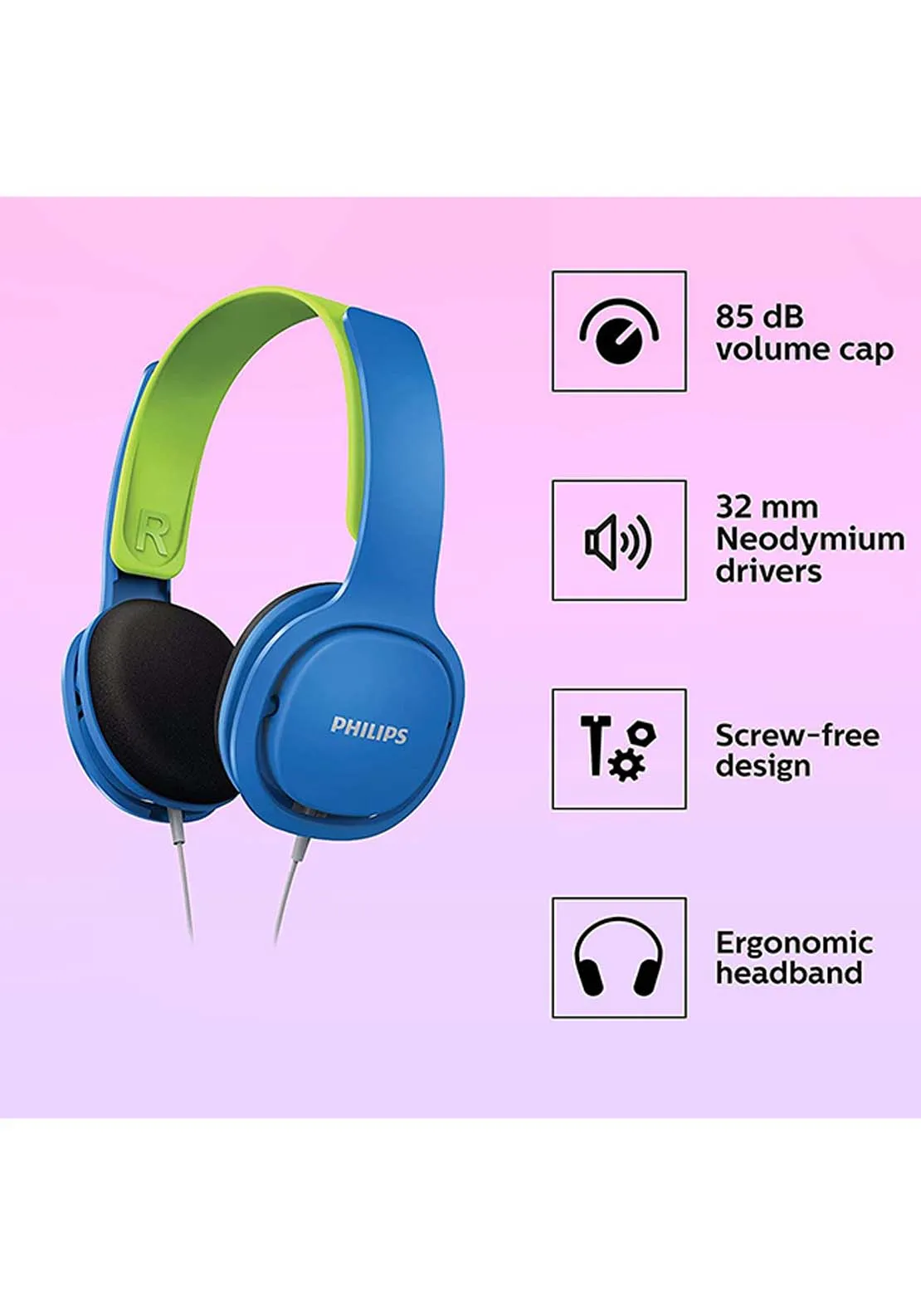 Childrens Headphones - Blue