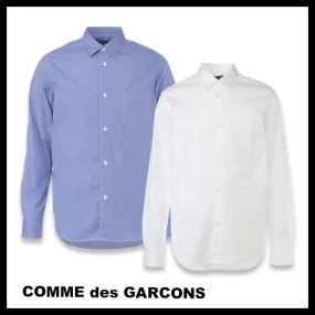 COMME des GARCONS  |Long Sleeves Plain Cotton Designers Shirts