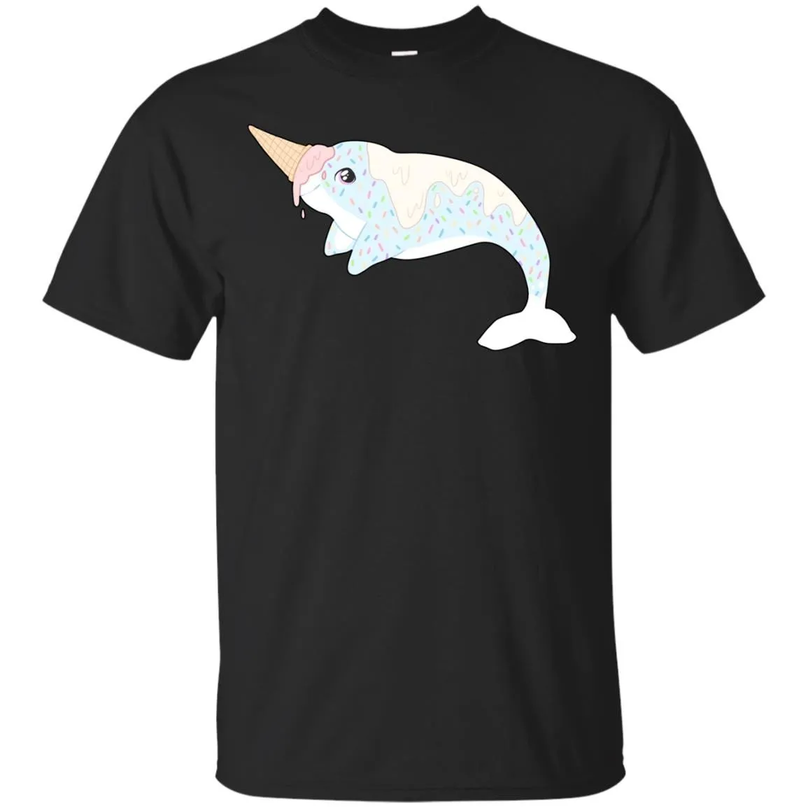 CUTE ANIMALS - Sprinkles the Ice Cream narwhal T Shirt & Hoodie