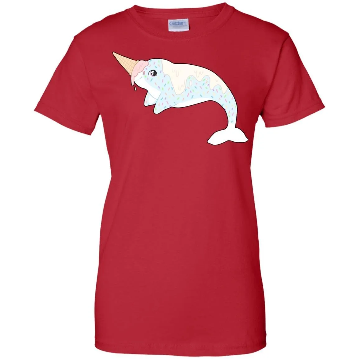 CUTE ANIMALS - Sprinkles the Ice Cream narwhal T Shirt & Hoodie