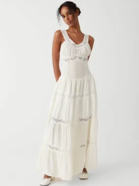 Dakota Maxi Dress in White