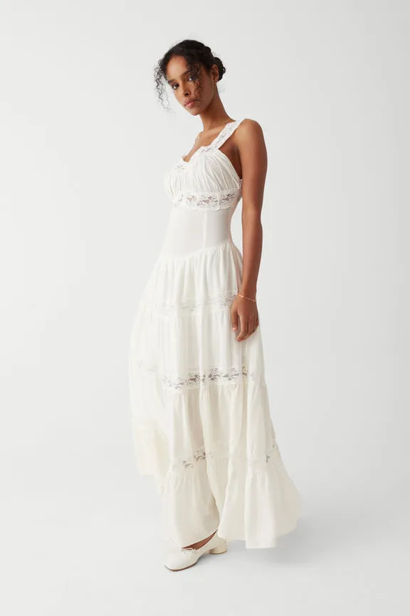 Dakota Maxi Dress in White