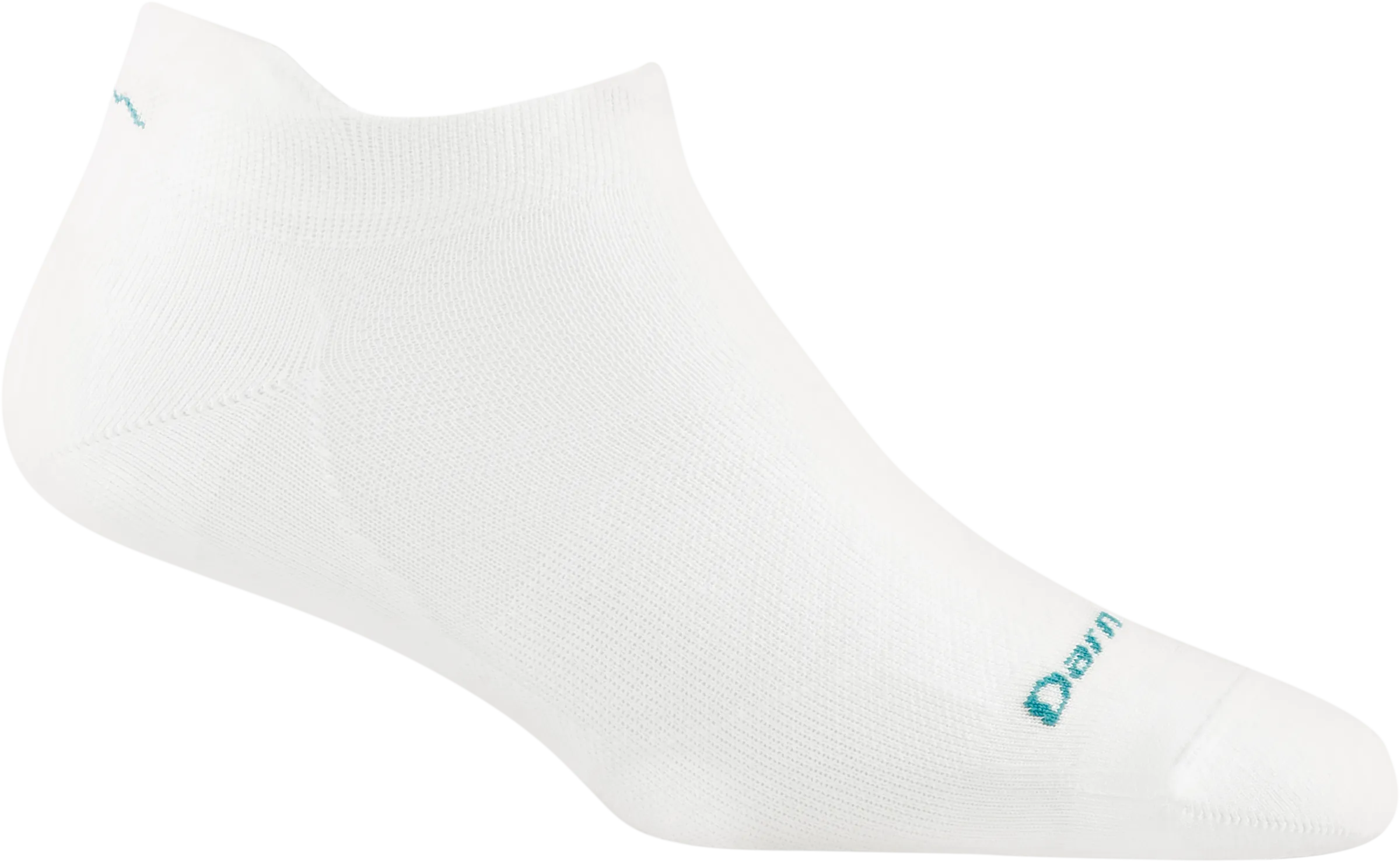 Darn Tough Womens Run No Show Tab Ultra Lightweight Running Socks- White