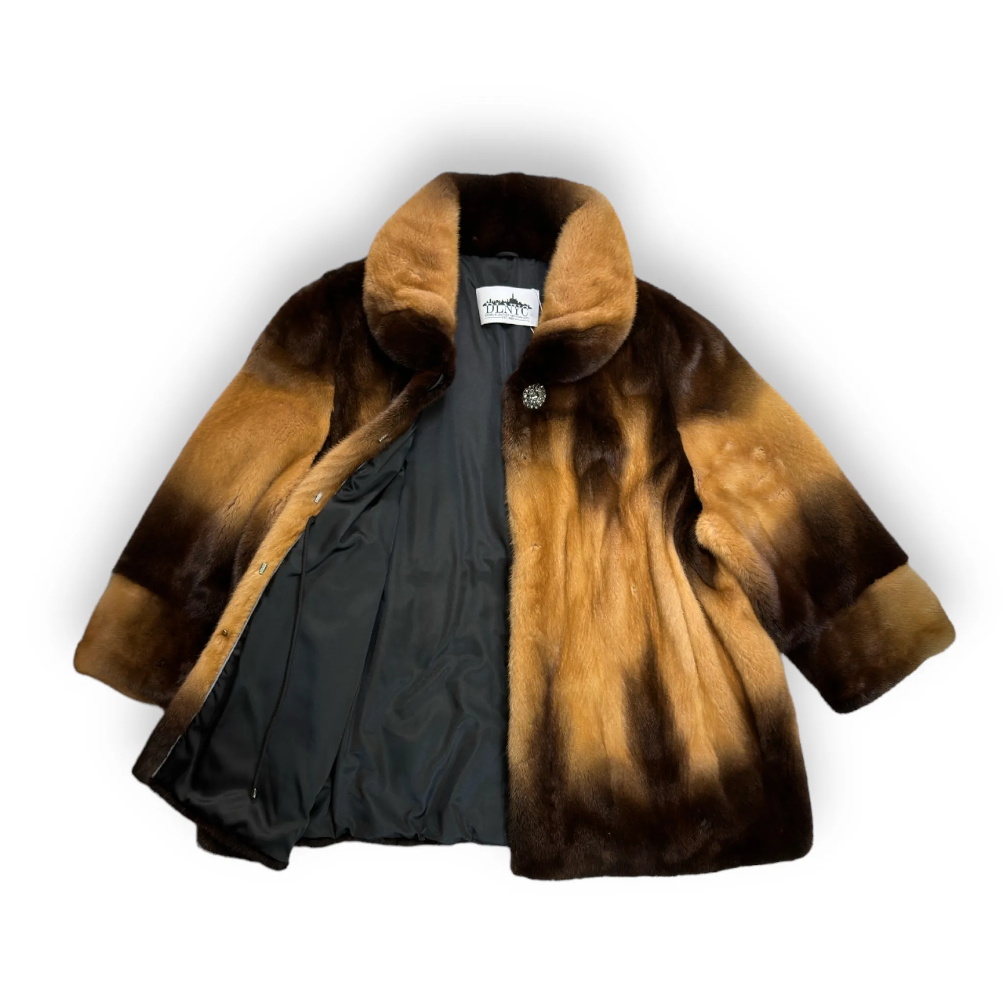 Degradé Mink Coat - Daniel's Leather