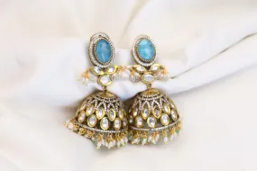 Doublet Jhumka - Blue