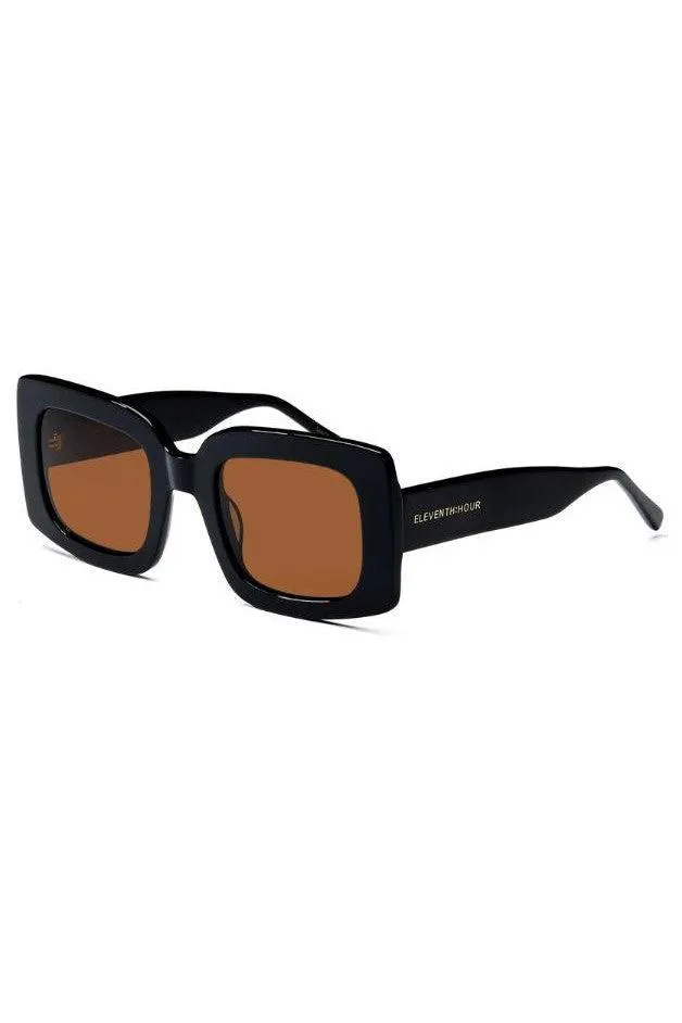 Eleventh Hour - Mink Sunglasses - Black Brown