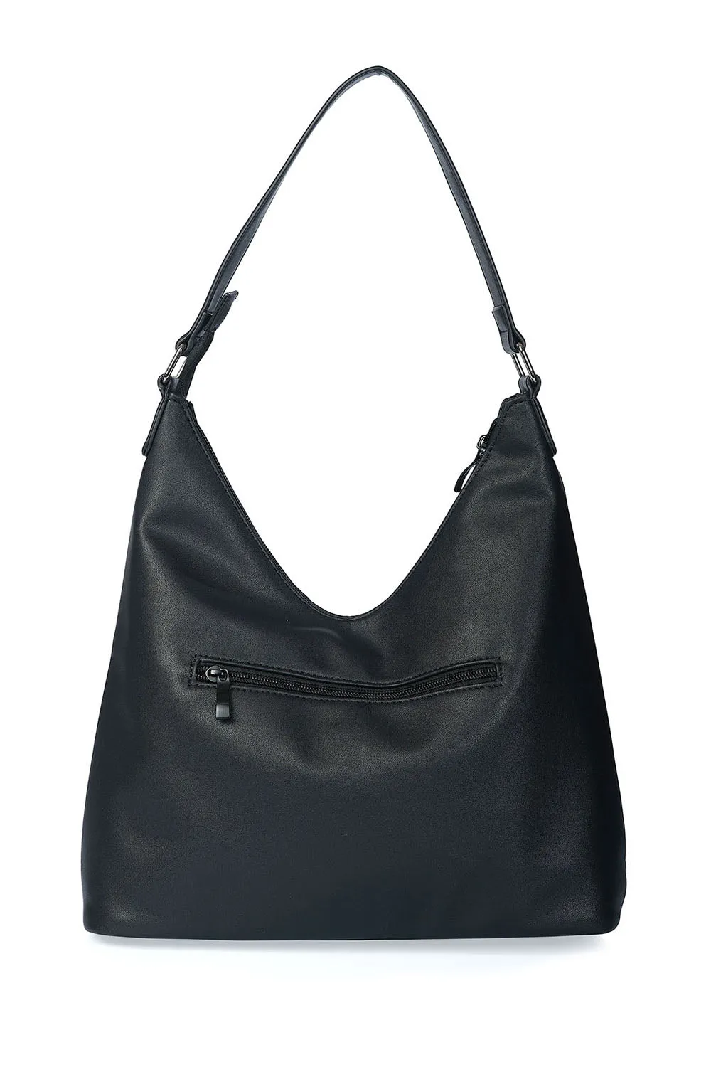 Entwined Hobo Bag Blk