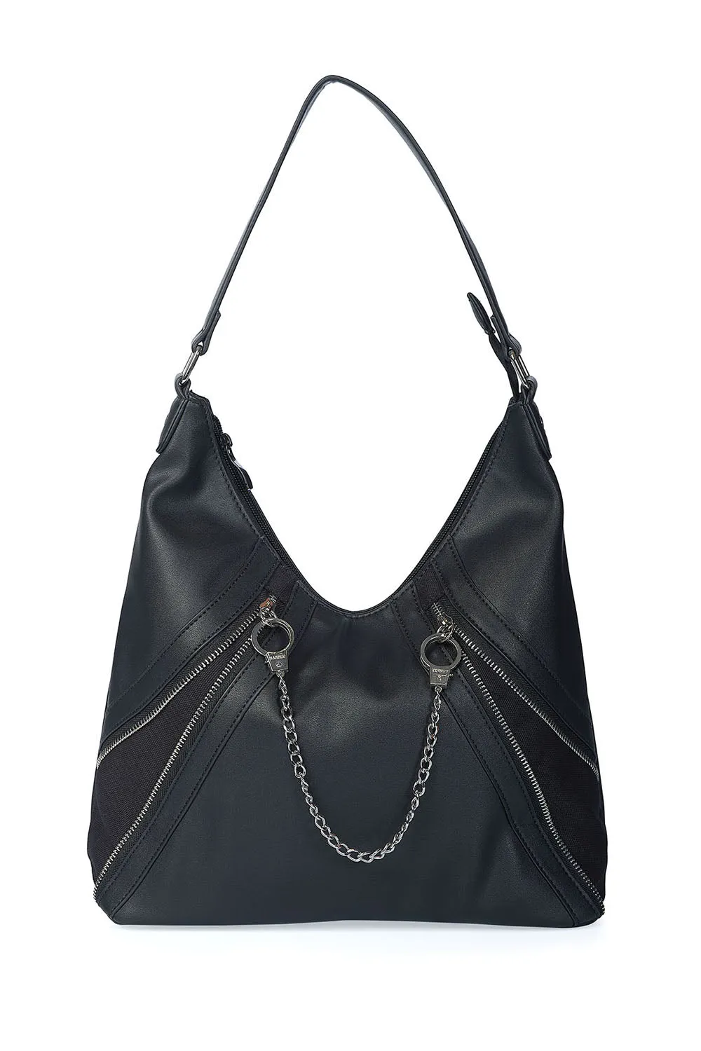 Entwined Hobo Bag Blk