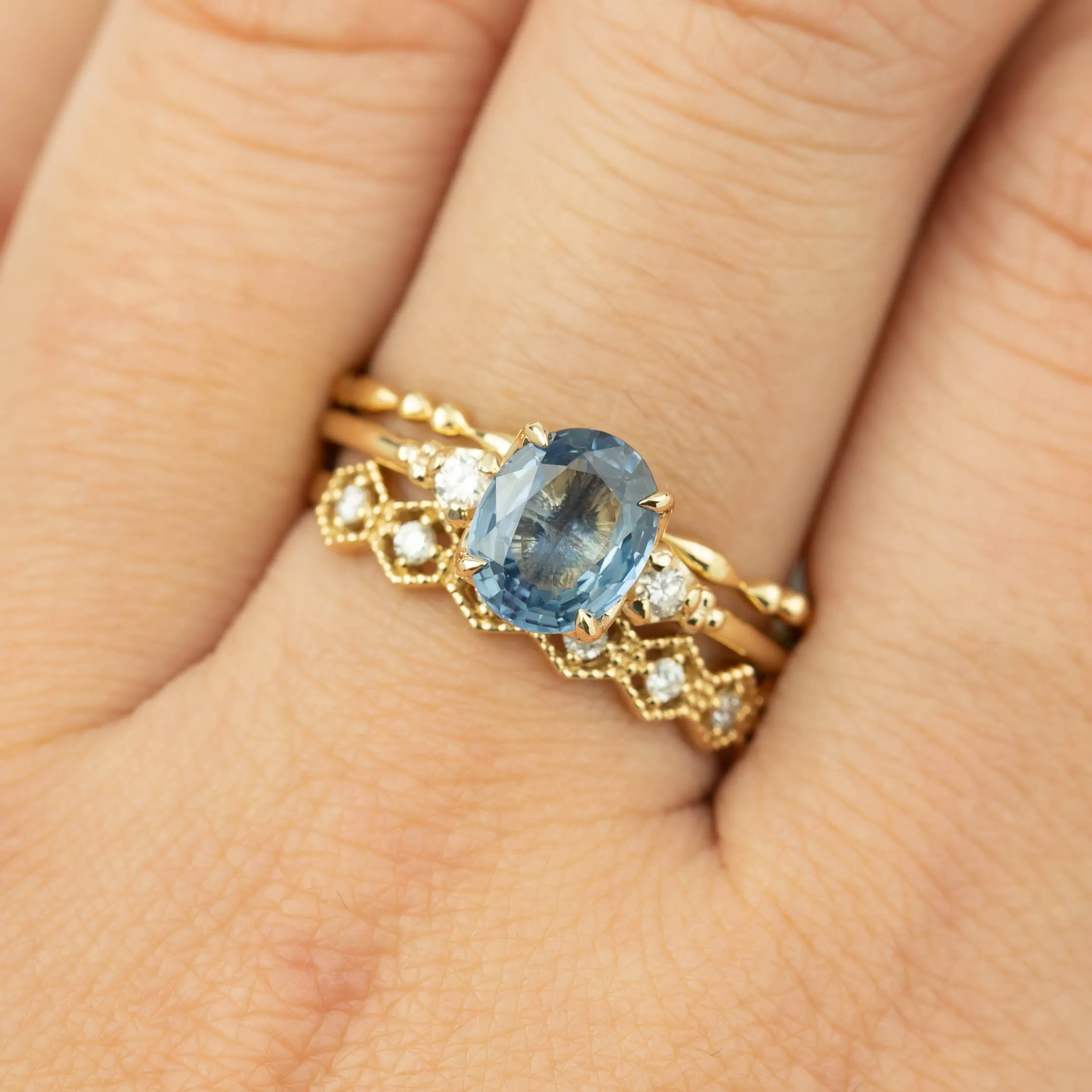 Estel Ring - 1.53ct Blue Sapphire (One of a kind)