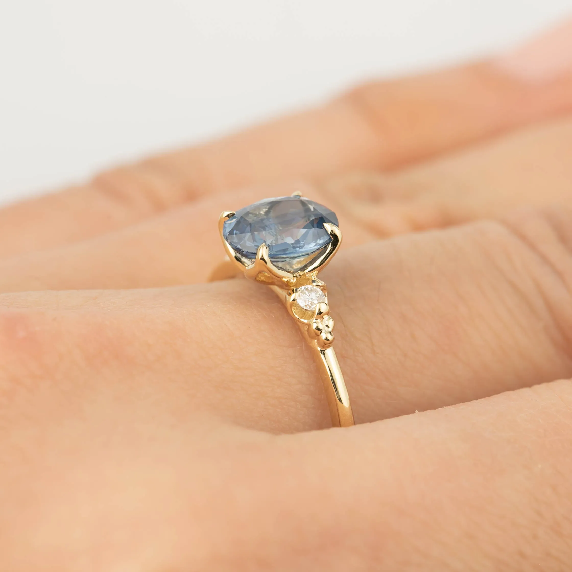 Estel Ring - 1.53ct Blue Sapphire (One of a kind)