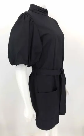 FRAME Black Puff Sleeves Turtleneck Size LARGE  (L) Dress