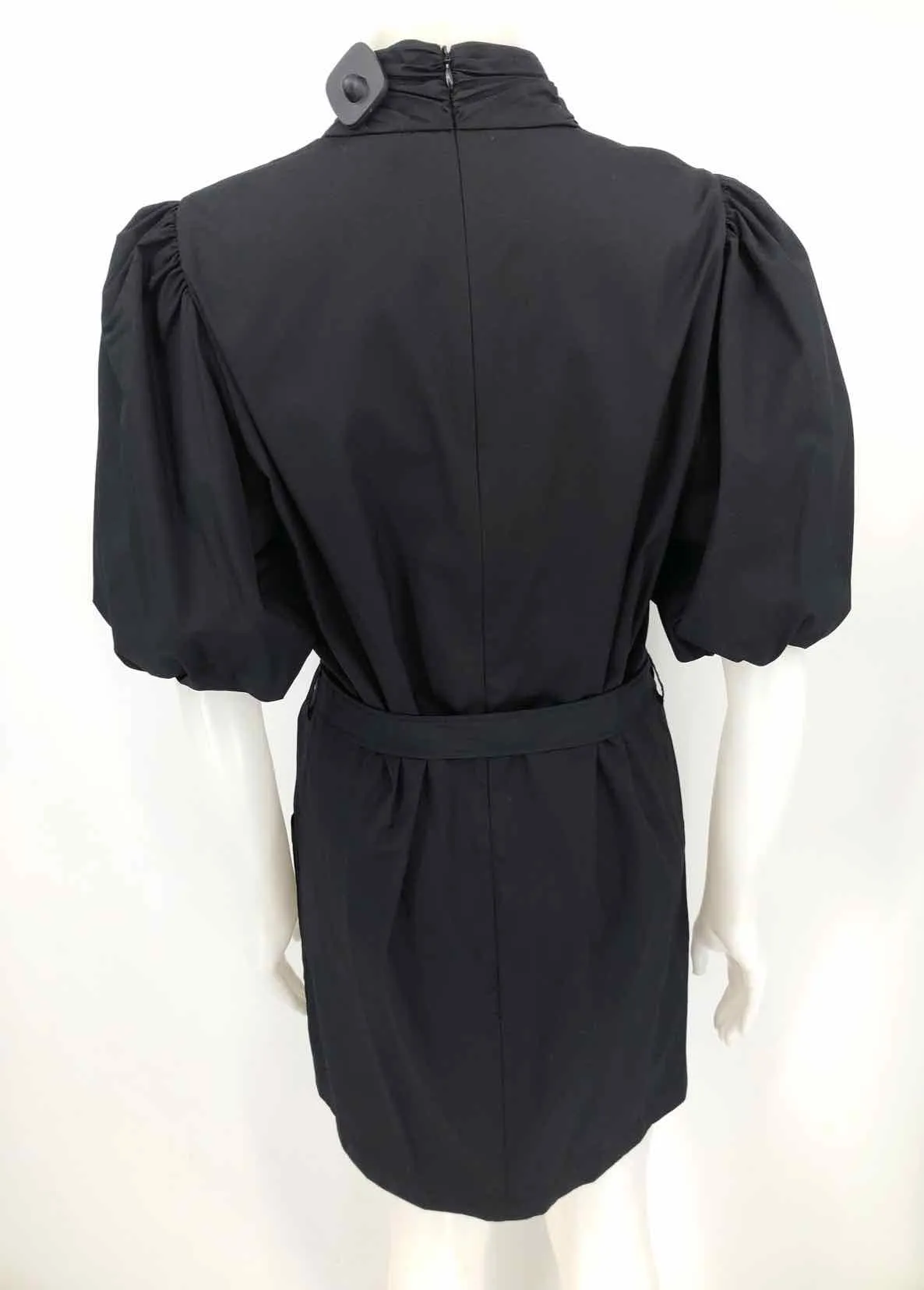 FRAME Black Puff Sleeves Turtleneck Size LARGE  (L) Dress