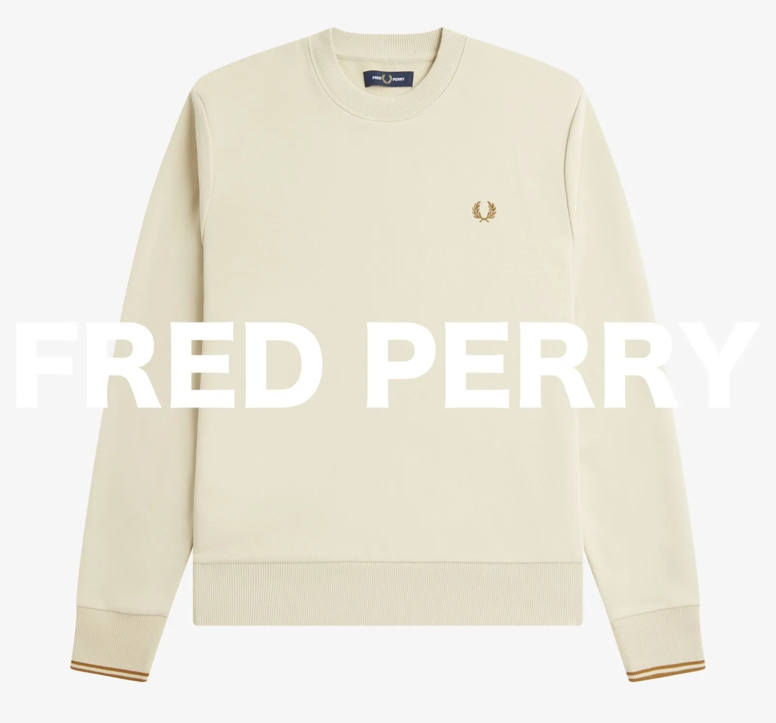 FRED PERRY  |Sweat Long Sleeves Logo Sweatshirts