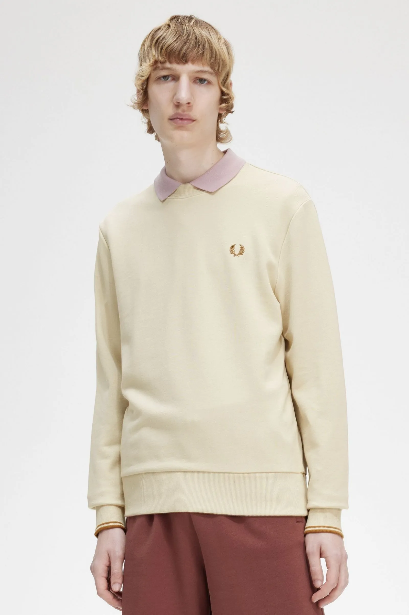 FRED PERRY  |Sweat Long Sleeves Logo Sweatshirts