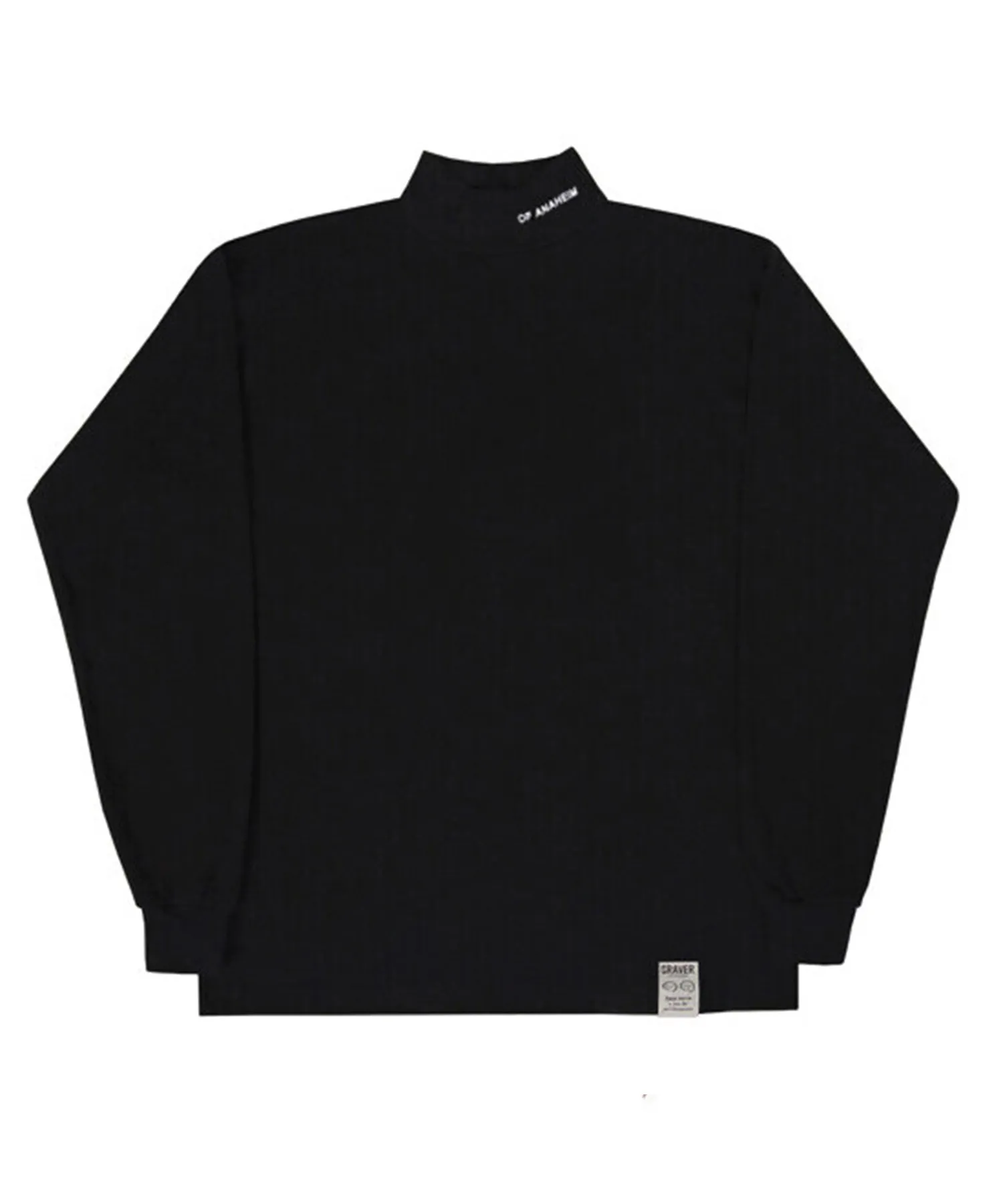 GRAVER  |[GRAVER]★SMALL PRINTING HALF TURTLENECK SWEATSHIRT