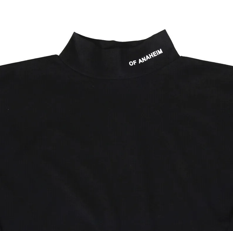 GRAVER  |[GRAVER]★SMALL PRINTING HALF TURTLENECK SWEATSHIRT