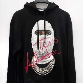 IH NOM UH NIT Paris Mask Authentic Hoodie Black NCS23299