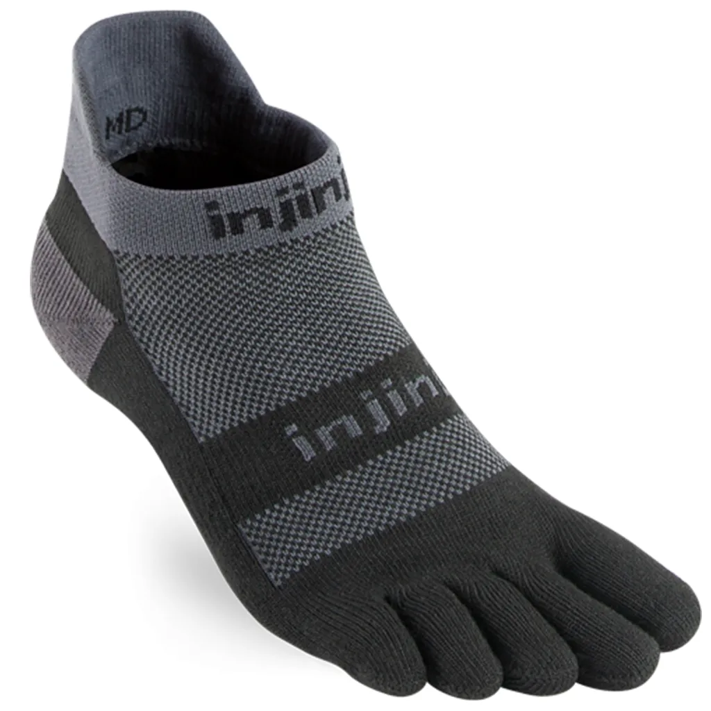 Injinji RUN Midweight No-Show Running Socks